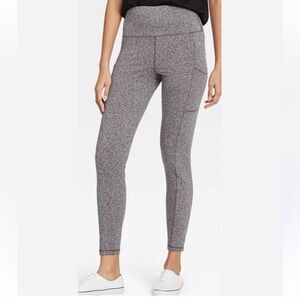 A New Day Women's High Waisted Stash Pocket Leggings w/ Pockets - Gray -  S